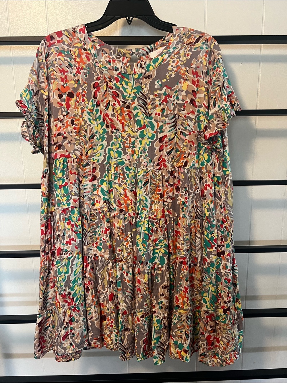 Super Cute, Colorful, Jess Lea Women’s Mini Dress Size Large, C6